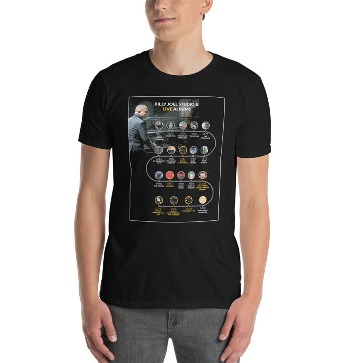 T-Shirts Billy Joel Studio & Live Albums