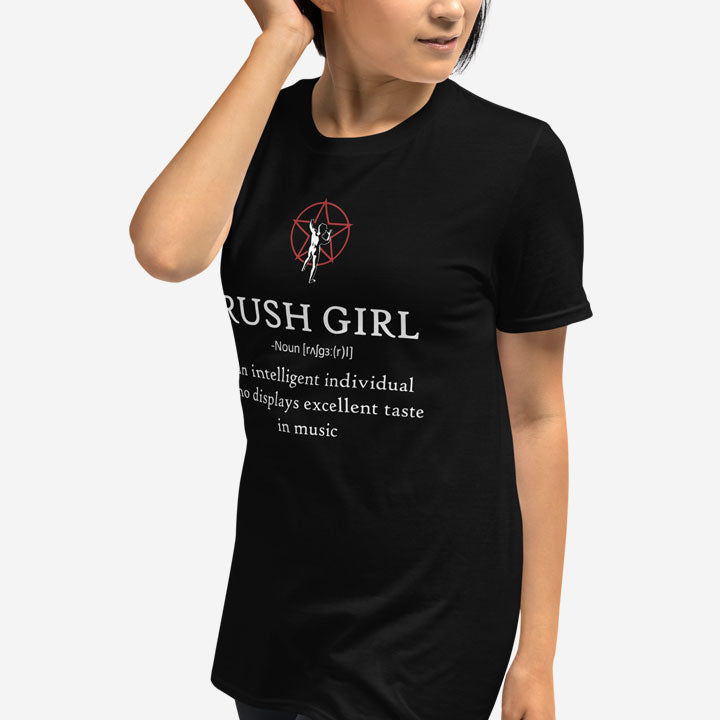 T-Shirts RUSH Girl Music taste Unisex For Bigger Sizes