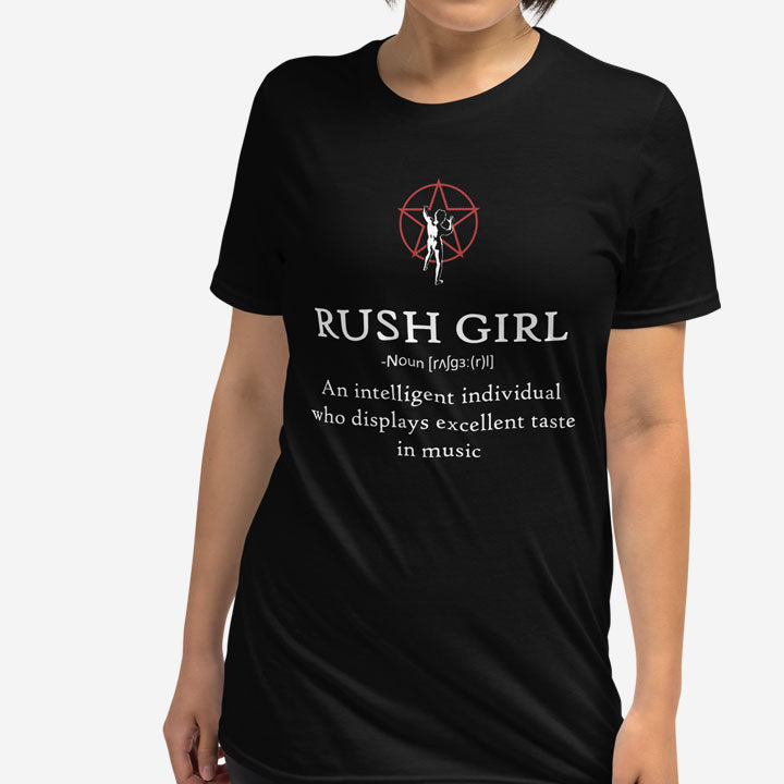 T-Shirts RUSH Girl Music taste Unisex For Bigger Sizes