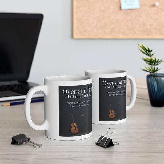 Jeff Lynne Tour 2025 Mug. Over and out but not from me for US and Global Shipping