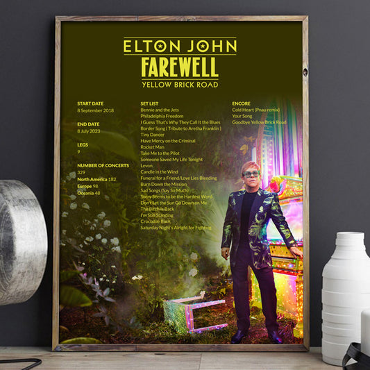 Posters Elton John Farewell Tour