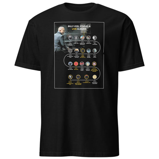 T-Shirts Billy Joel Studio & Live Albums