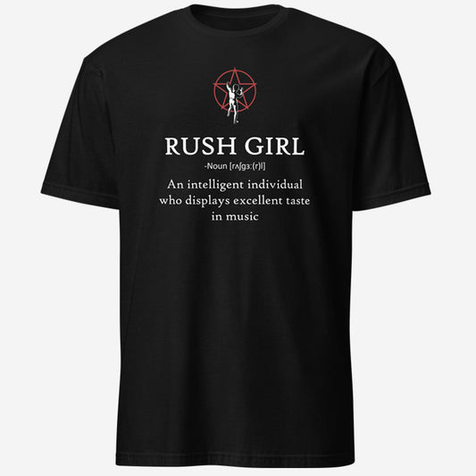 T-Shirts RUSH Girl Music taste Unisex For Bigger Sizes